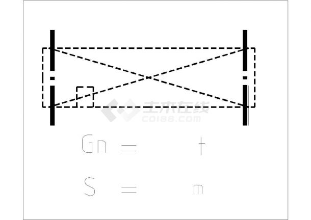 某桥式起重机CAD节点构造平面-图一