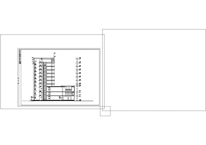 高档酒店建筑设计cad非常标准图纸_图1