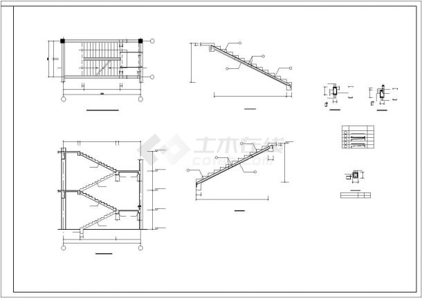 某经济区体育馆带网架钢结构设计施工CAD图纸-图二