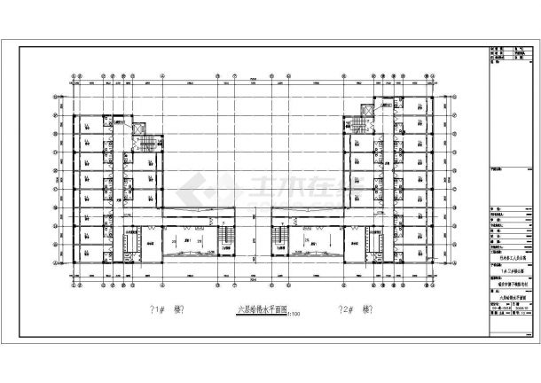 瑞安市某六层外来务工人员公寓给排水施工图（含设计说明）-图二