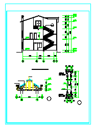 什邡某农村住宅设计建筑cad施工图-图二