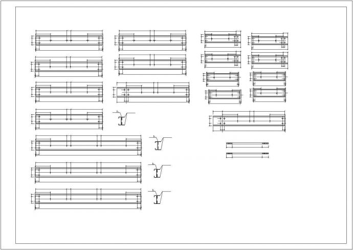 某经济区钢结构多层超市设计施工CAD图纸_图1