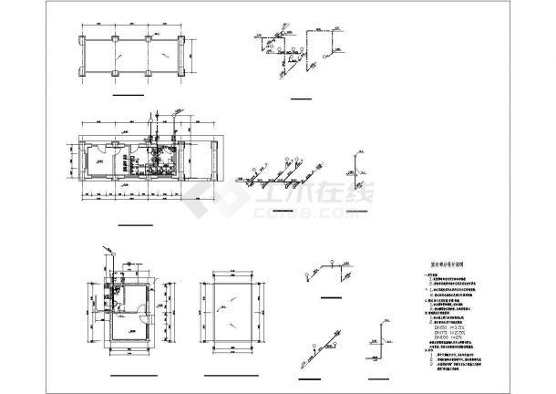园林设计CAD大样图纸设计(包涵喷泉,水幕,泳池...) 74个-图一