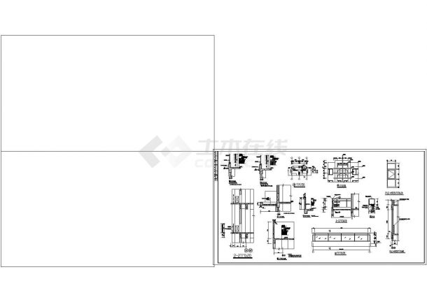 [上海]某小高层建筑全套设计cad施工图纸-图二