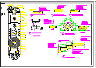 某花园绿化全套cad设计施工图-图一
