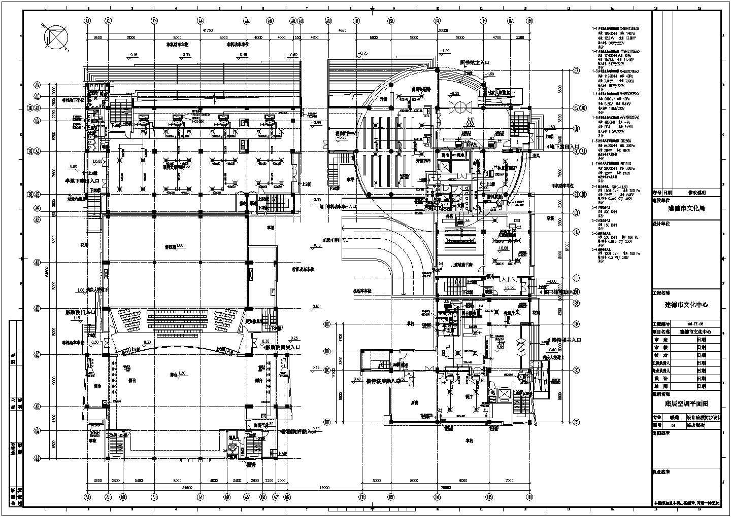 某市商场中央空调CAD套图