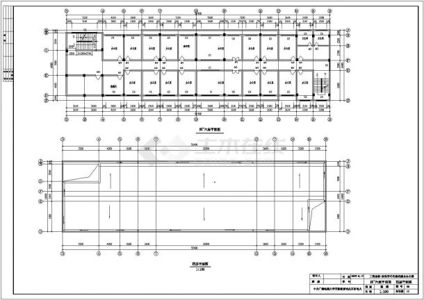 4837.9平米框架综合办公楼全套毕业设计（含计算书、建筑、结构图纸）-图二