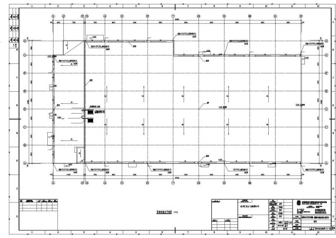 某工业区商场建筑给排水设计施工CAD图纸_图1