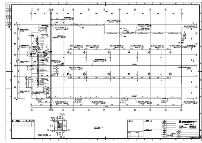 某工业区商场建筑设计施工CAD图纸_图1