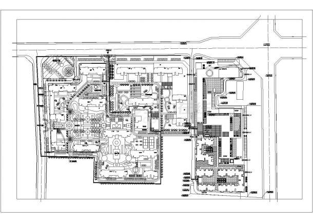 户县宗地方案设计建筑全套cad图，含效果图-图一
