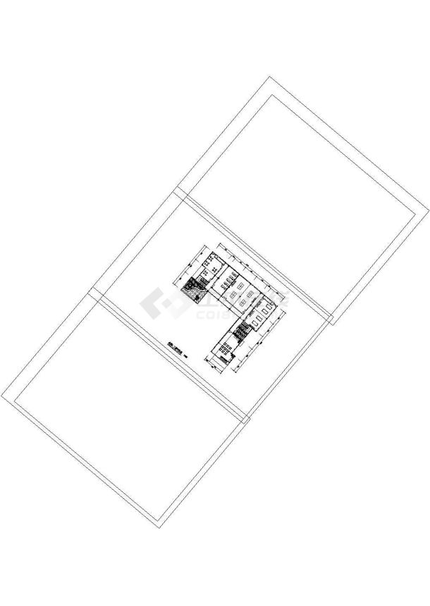 淮北矿业宿州千亩园投标项目建筑全套cad图，含效果图-图二