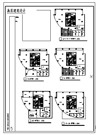 住宅设计_某城市二十六层带地下室二层住宅全套施工cad图纸-图二