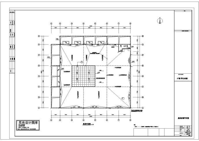 学校食堂电气CAD布图_图1