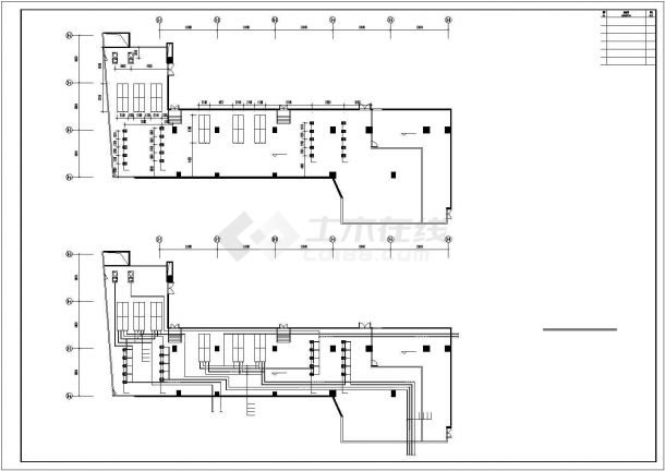 多层商业裙楼暖通空调系统设计施工图-图二