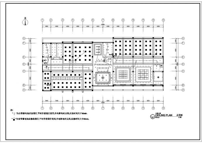 某互联网公司五层办公楼建筑设计CAD图纸_图1