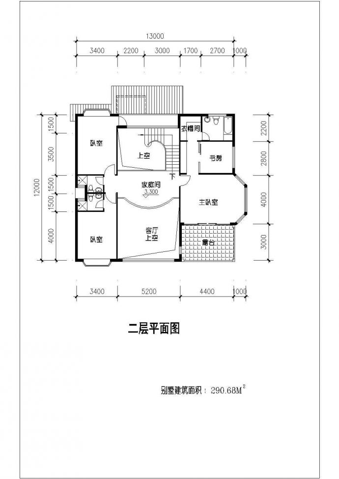 广西住宅平面小高层底商私人住宅楼设计CAD详细建筑施工图_图1