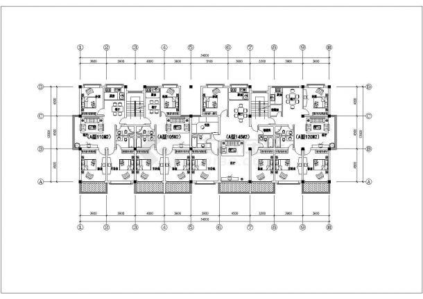 海南私宅小高层建筑底商私人住宅楼设计CAD详细建筑施工图-图二