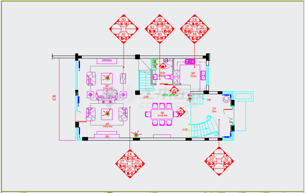 某长岛别墅施工图负一层CAD构造设计节点图-图一