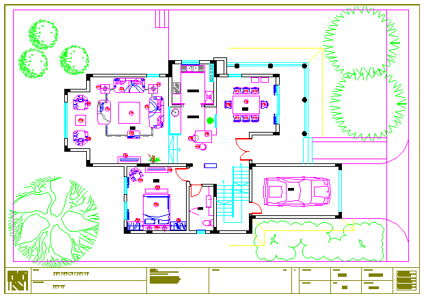某别墅样板房CAD详细构造完整设计施工图_图1
