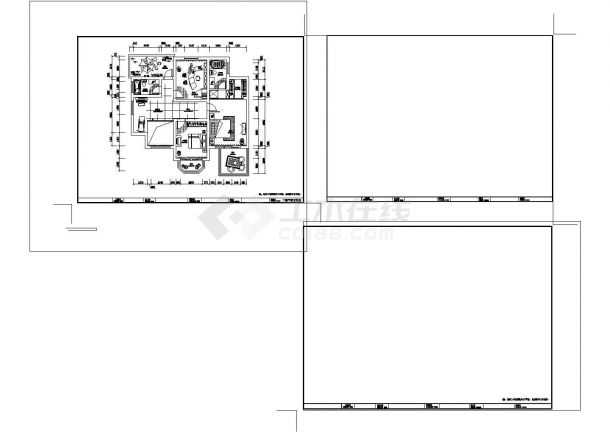 渡假村小别墅设计规划装修cad图纸，共一份资料-图二