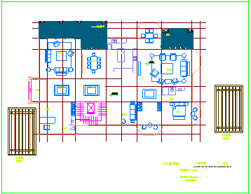 多种独幢双拼别墅设计CAD图-图二