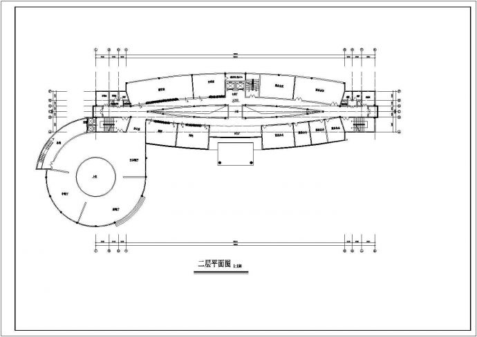 青海酒店平立剖底商私人住宅楼设计CAD详细建筑施工图_图1