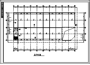 2000平米某市经济开发区三层办公楼全套施工cad图(含施工组织，计算书)-图二