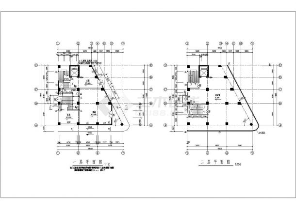 宁夏私宅设计方案施工期临建（生活办公）用房设计CAD全套建筑施工图-图一