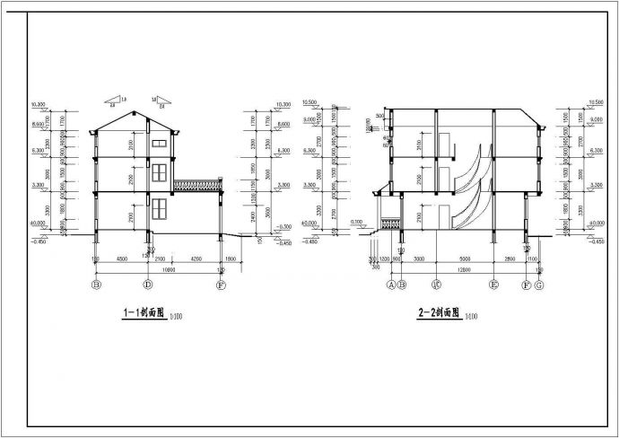 新疆私宅设计建筑底商私人住宅楼设计CAD详细建筑施工图_图1
