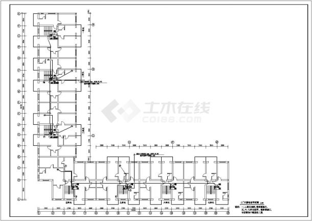 某住宅楼电气CAD完整全套详细设计施工图-图二