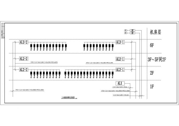 某配电CAD设计完整详细系统图_图1