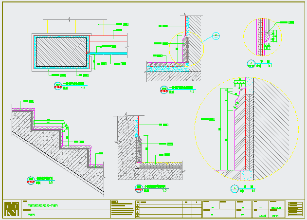 某墙身大样西班牙风格CAD设计完整施工图_图1