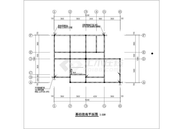 某村镇220平米3层砖混结构农居楼全套电气系统CAD设计图纸-图一