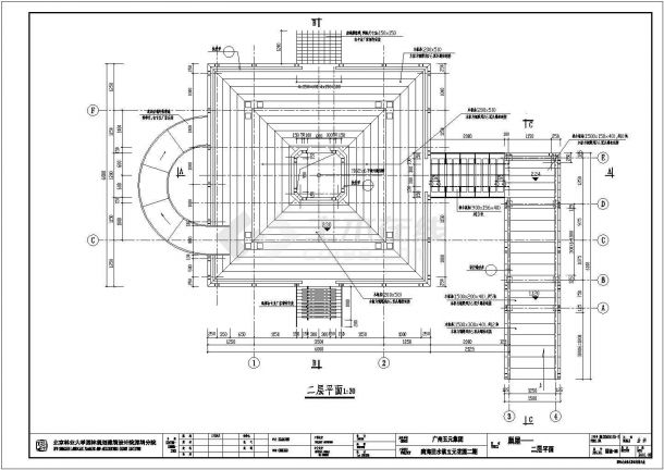 某民族巢屋CAD建筑构造施工设计图纸-图一