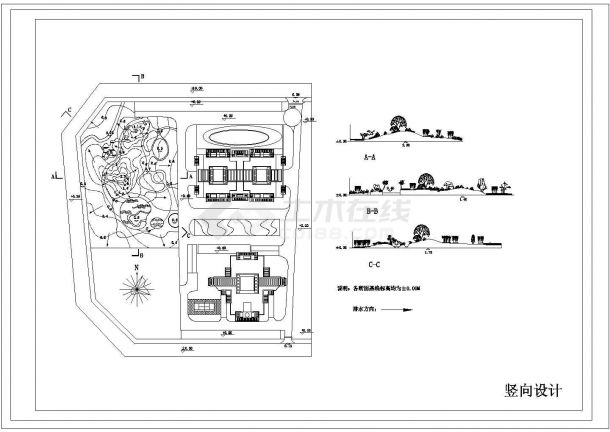 某竖向CAD大样完整构造设计-图一