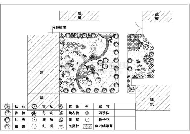 绿化施工图图纸图片