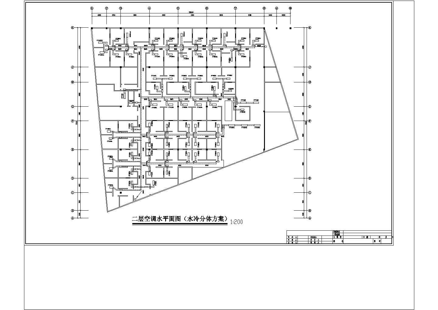 星级大酒店空调系统设计cad施工图