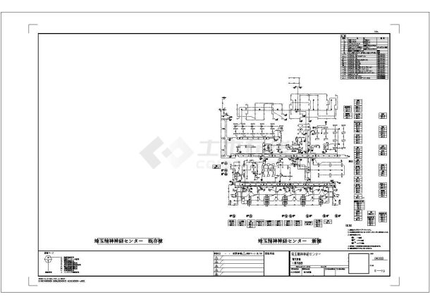 日本某精神神经中心医院电气图纸-图二