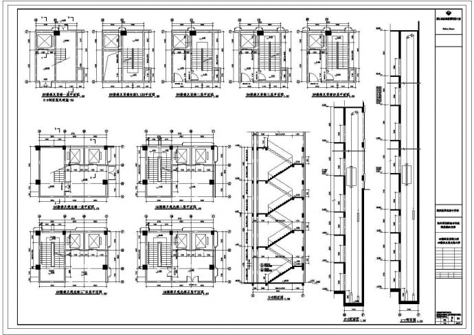 [浙江]杭州九茂大厦高层老年公寓改造建筑施工图（CAD）_图1