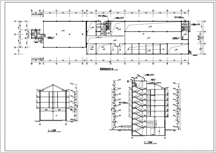 某六层框架结构度假中心大楼设计cad全套建筑施工图（甲级院设计）_图1