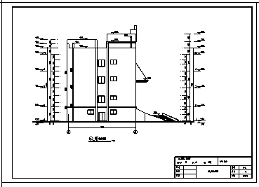 办公楼设计_某市某厂区四层办公楼建筑施工cad图(含计算书，毕业设计，结构图)-图一