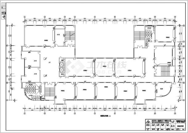 陕西某13483平方米地上六层大专院校教学楼电气设计图纸（高28.5米）-图二