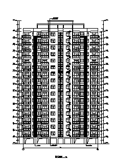 某市某十七层框剪结构住宅楼全套施工cad图(含清单计价)-图一