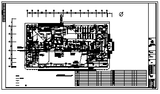 某一层机场航站楼电气施工cad图(含弱电设计)_图1