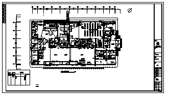 某一层机场航站楼电气施工cad图(含弱电设计)-图二