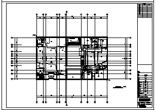某二层带地下一层窨子屋电气施工cad图(含配电，照明，弱电，火灾自动报警设计)-图二