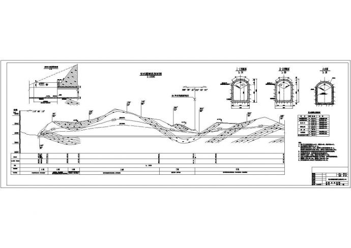 【精选】引水水利工程隧洞设计CAD图纸_图1