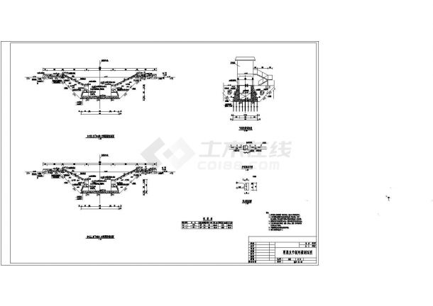【精选】大型引水工程桩基平面布置CAD图纸-图二