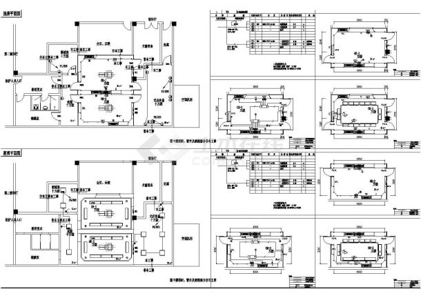 某医院电气设计CAD完整节点构造方案-图二