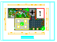 某中医院屋顶花园装修施工图设计6例_图1